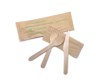 Wooden Cutlery Spoon Fork Knife Napkin set 400set/ctn